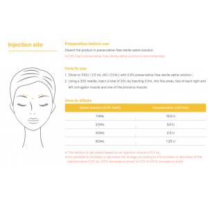 KAMOMIS 100 Botulinum Toxin Type A 100 IU - S. Korea KAMOMIS 100 Botulinum Toxin Type A 100 IU - S. Korea